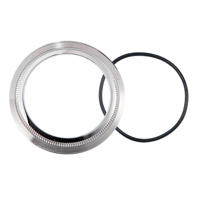 Watch Exhibition Back Cover & Water Resistance Rubber Ring for Sugess Chrono Racing S418-2